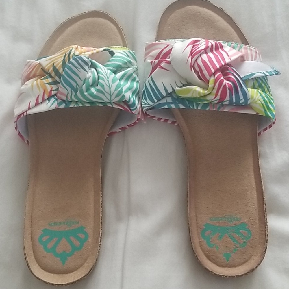 Slide on sandals